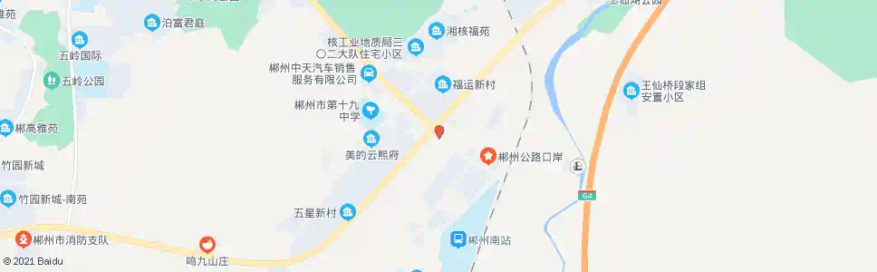 郴州北湖工业园_公交站地图_郴州公交_妙搜公交查询2025