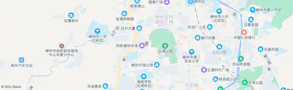 郴州望湖花园_公交站地图_郴州公交_妙搜公交查询2025