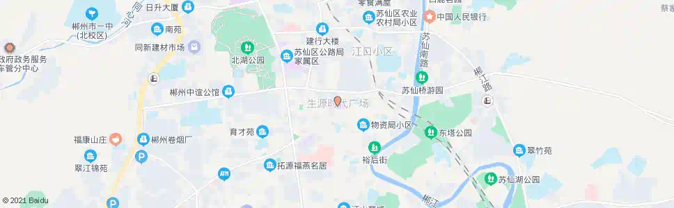 郴州生源时代广场_公交站地图_郴州公交_妙搜公交查询2025