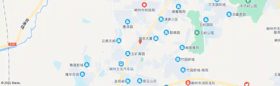 郴州五岭文化市场_公交站地图_郴州公交_妙搜公交查询2025