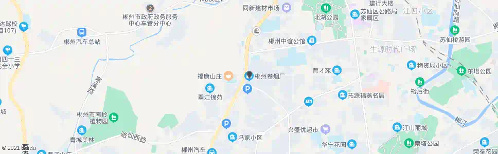 郴州郴州卷烟厂_公交站地图_郴州公交_妙搜公交查询2025