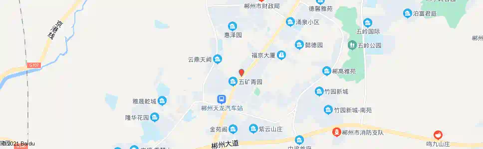 郴州四零八队_公交站地图_郴州公交_妙搜公交查询2025