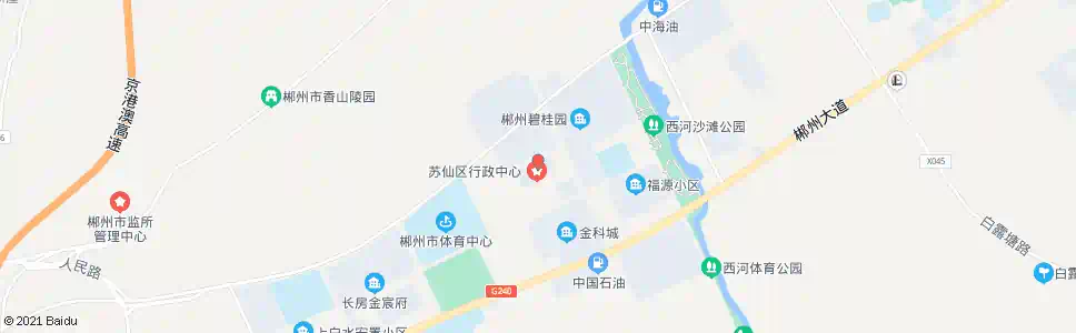 郴州苏仙区委_公交站地图_郴州公交_妙搜公交查询2025