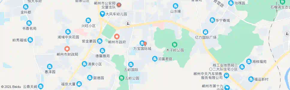 郴州民权路社区_公交站地图_郴州公交_妙搜公交查询2025