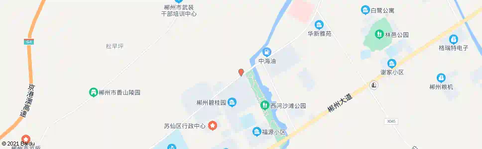 郴州沙滩公园路口_公交站地图_郴州公交_妙搜公交查询2025