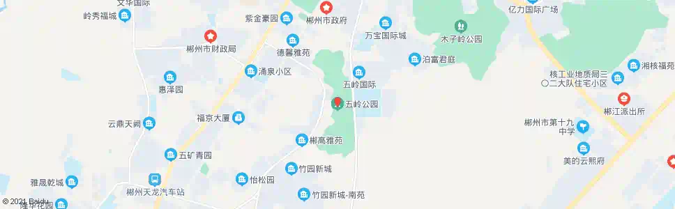 郴州五岭公园_公交站地图_郴州公交_妙搜公交查询2025