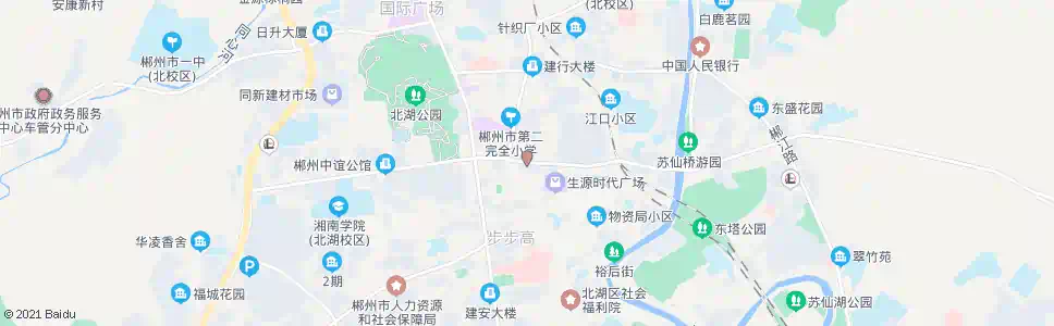 郴州天翼大厦_公交站地图_郴州公交_妙搜公交查询2025