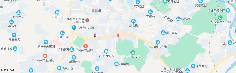 郴州第一人民医院中心医院南_公交站地图_郴州公交_妙搜公交查询2025