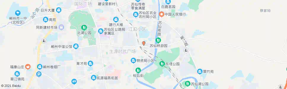 郴州一完小分校_公交站地图_郴州公交_妙搜公交查询2025