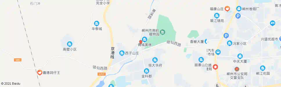 郴州南岭植物园西_公交站地图_郴州公交_妙搜公交查询2025