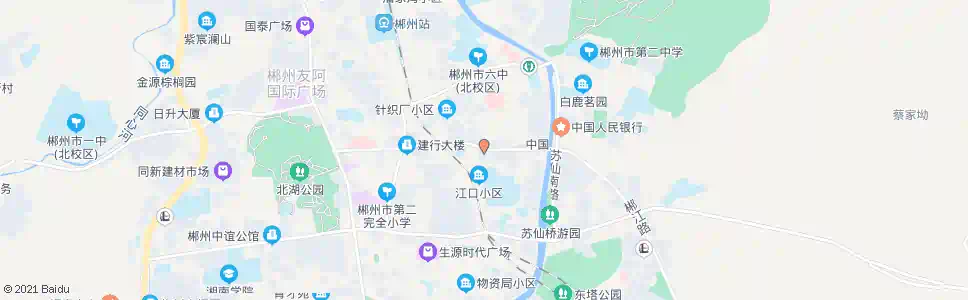 郴州苏仙区委(苏园路)_公交站地图_郴州公交_妙搜公交查询2025