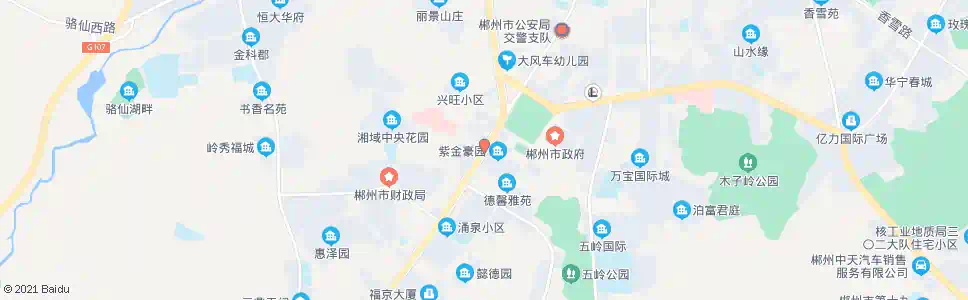 郴州一九八医院_公交站地图_郴州公交_妙搜公交查询2025