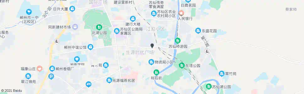 郴州东门口立交桥西_公交站地图_郴州公交_妙搜公交查询2025