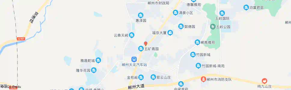 郴州有色青园_公交站地图_郴州公交_妙搜公交查询2025