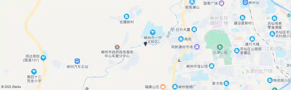 郴州同心桥_公交站地图_郴州公交_妙搜公交查询2025