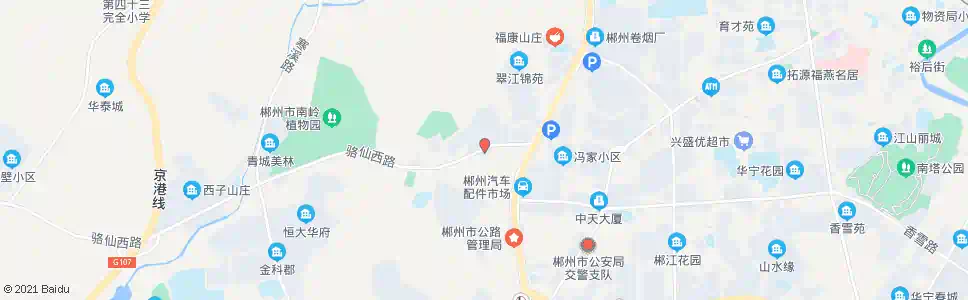 郴州骆仙农贸市场_公交站地图_郴州公交_妙搜公交查询2025