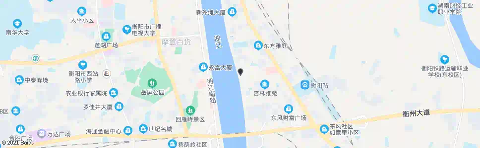 衡阳杨家花园_公交站地图_衡阳公交_妙搜公交查询2025