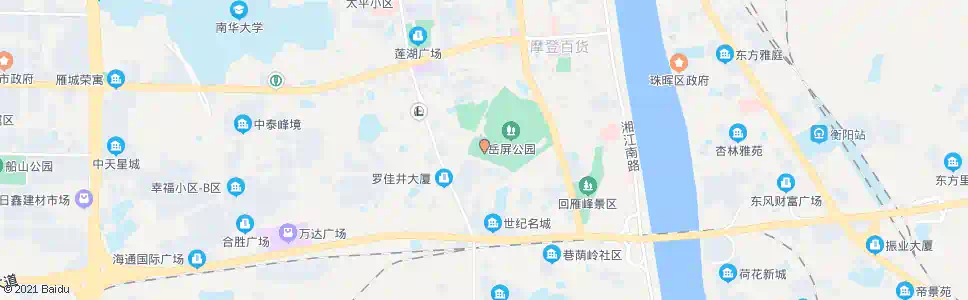 衡阳动物园_公交站地图_衡阳公交_妙搜公交查询2025