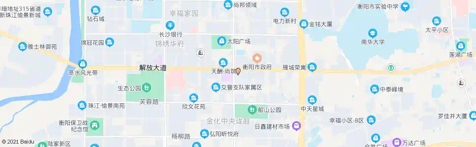 衡阳丰越大厦_公交站地图_衡阳公交_妙搜公交查询2025