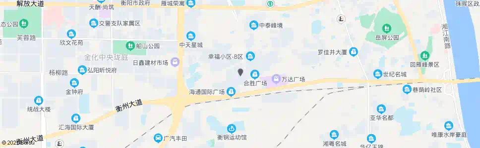 衡阳合胜广场_公交站地图_衡阳公交_妙搜公交查询2025