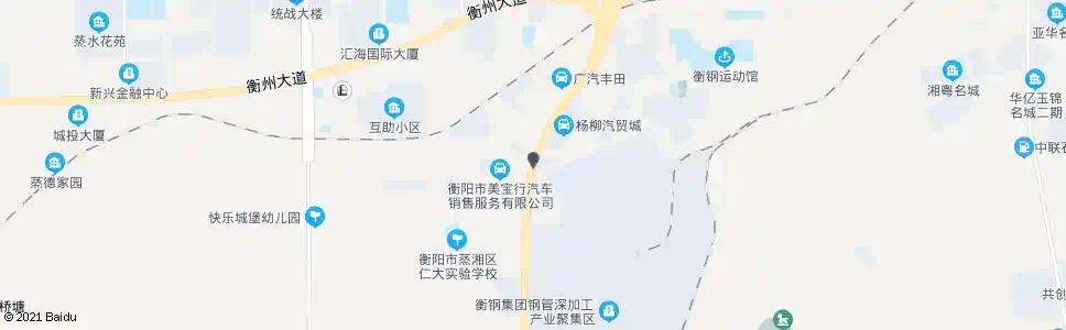 衡阳杨柳村_公交站地图_衡阳公交_妙搜公交查询2025