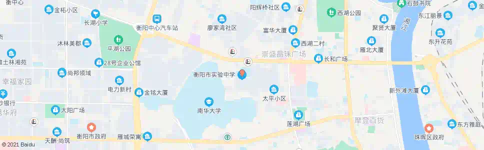 衡阳实验中学_公交站地图_衡阳公交_妙搜公交查询2025