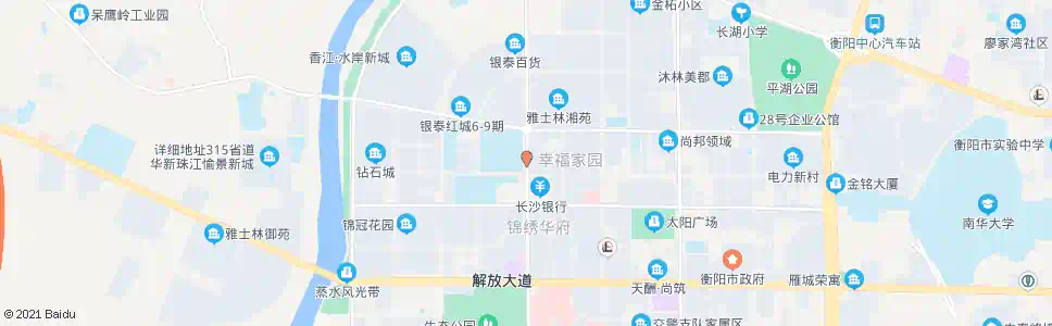 衡阳市一中_公交站地图_衡阳公交_妙搜公交查询2025