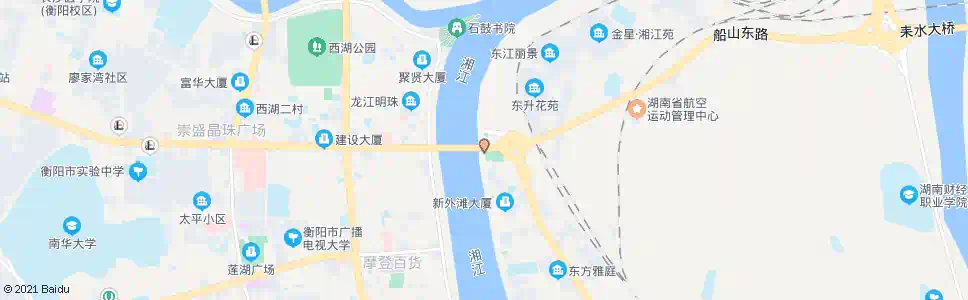衡阳船山大桥东_公交站地图_衡阳公交_妙搜公交查询2025
