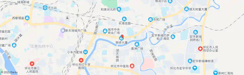 怀化区建委_公交站地图_怀化公交_妙搜公交查询2025