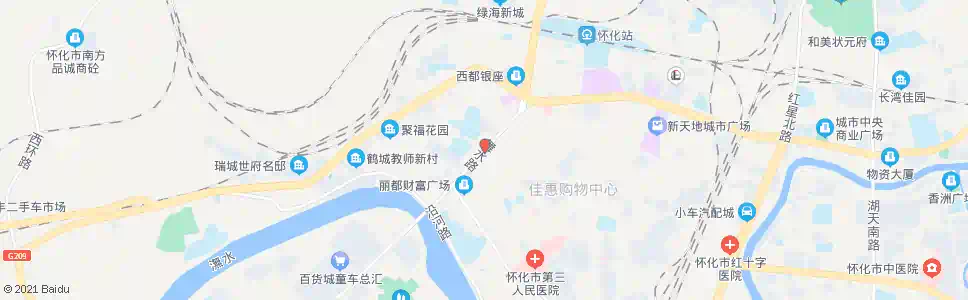 怀化怀化二中_公交站地图_怀化公交_妙搜公交查询2025
