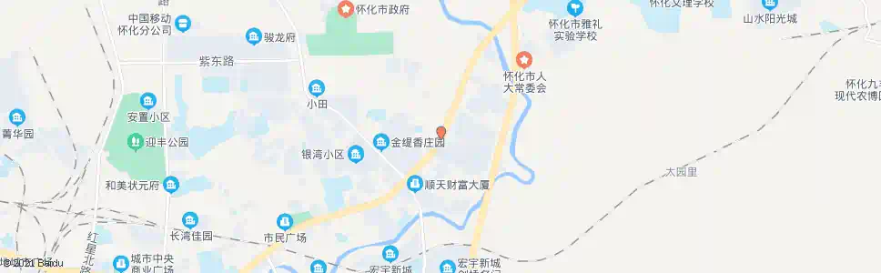 怀化华峰电子厂_公交站地图_怀化公交_妙搜公交查询2025