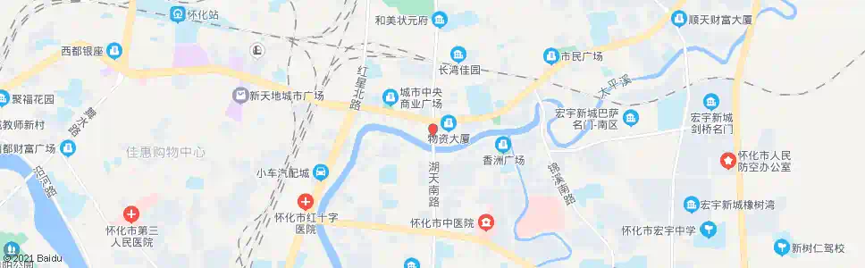 怀化职防所_公交站地图_怀化公交_妙搜公交查询2025
