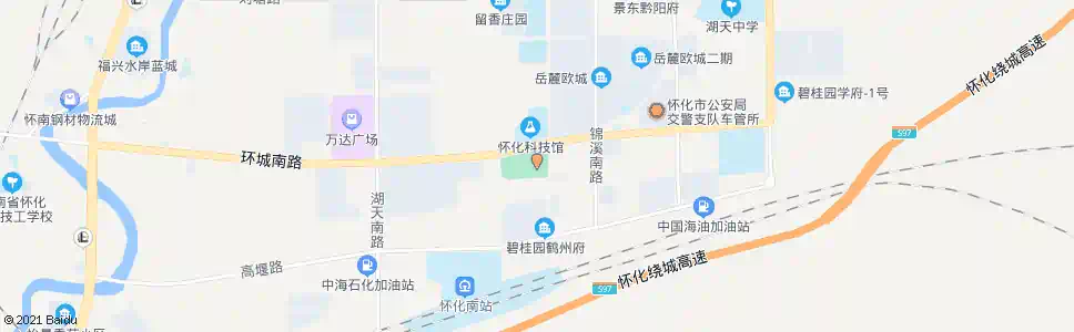 怀化国际汽车城(招呼站)_公交站地图_怀化公交_妙搜公交查询2025