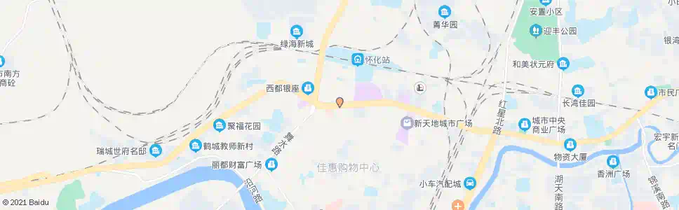 怀化怀化商城_公交站地图_怀化公交_妙搜公交查询2025