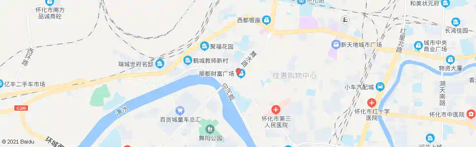 怀化佳加家超市_公交站地图_怀化公交_妙搜公交查询2025