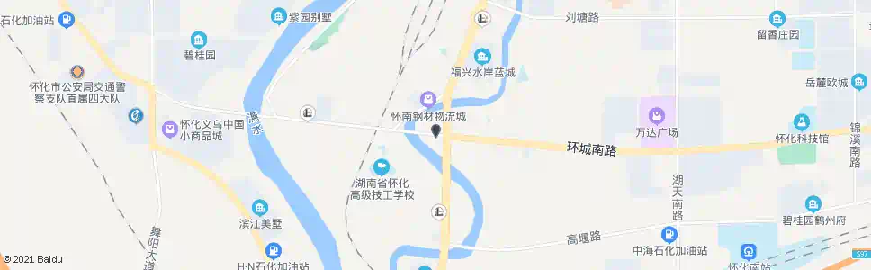 怀化黄花坪大桥_公交站地图_怀化公交_妙搜公交查询2025