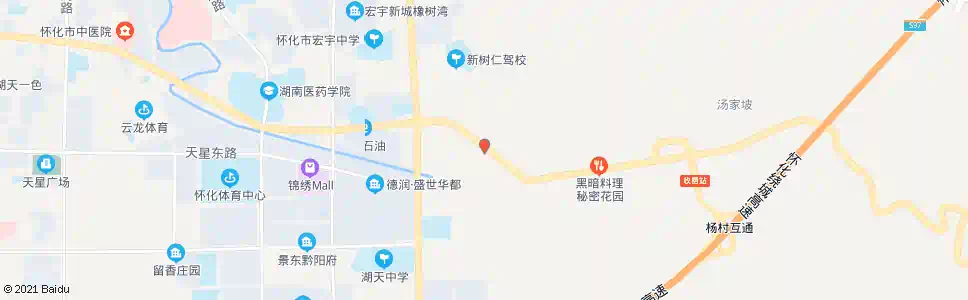 怀化杨村_公交站地图_怀化公交_妙搜公交查询2025