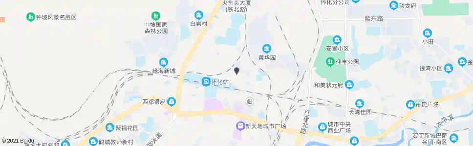 怀化怀铁疾控中心_公交站地图_怀化公交_妙搜公交查询2025