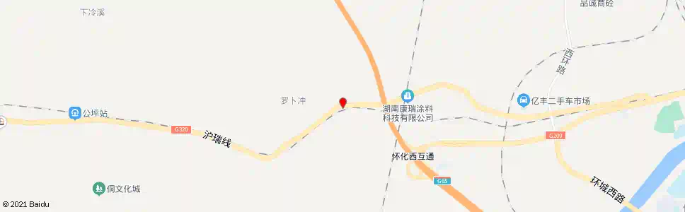 怀化八里铺_公交站地图_怀化公交_妙搜公交查询2025
