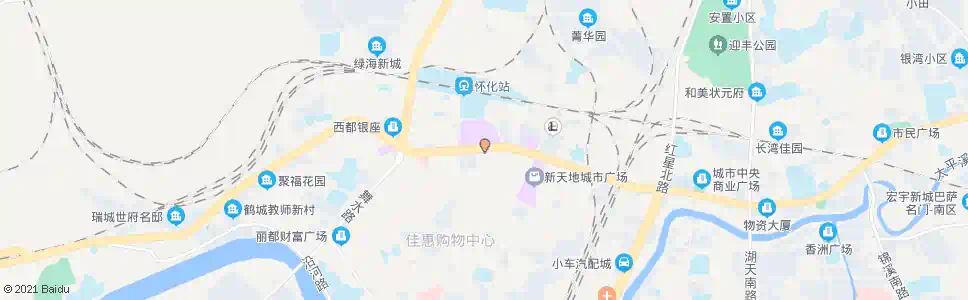 怀化怀荣宾馆_公交站地图_怀化公交_妙搜公交查询2025
