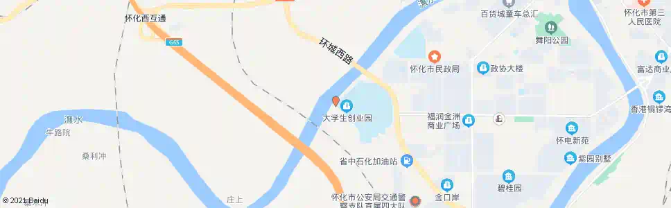 怀化二水厂_公交站地图_怀化公交_妙搜公交查询2025