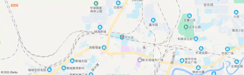 怀化火车站_公交站地图_怀化公交_妙搜公交查询2025