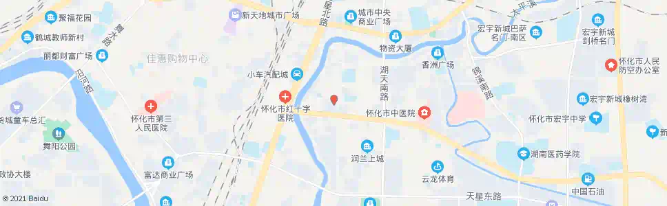 怀化锦星苑_公交站地图_怀化公交_妙搜公交查询2025