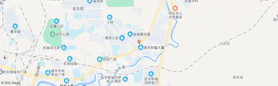 怀化小田路口_公交站地图_怀化公交_妙搜公交查询2025