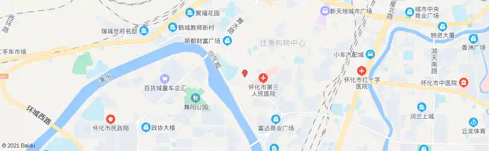 怀化市一中_公交站地图_怀化公交_妙搜公交查询2025