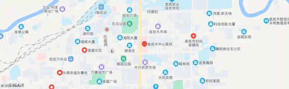 娄底市中心医院_公交站地图_娄底公交_妙搜公交查询2025