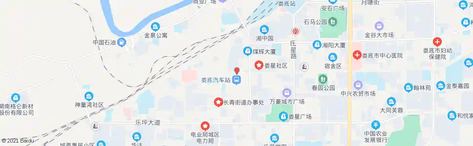 娄底洞新大市场_公交站地图_娄底公交_妙搜公交查询2025
