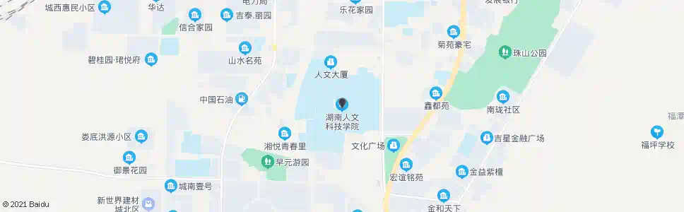 娄底人文科技学院_公交站地图_娄底公交_妙搜公交查询2025