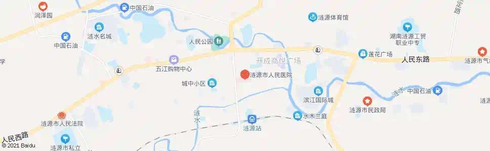 娄底涟钢医院_公交站地图_娄底公交_妙搜公交查询2025