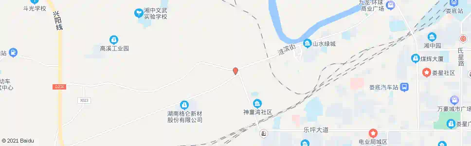 娄底骡子坳_公交站地图_娄底公交_妙搜公交查询2025